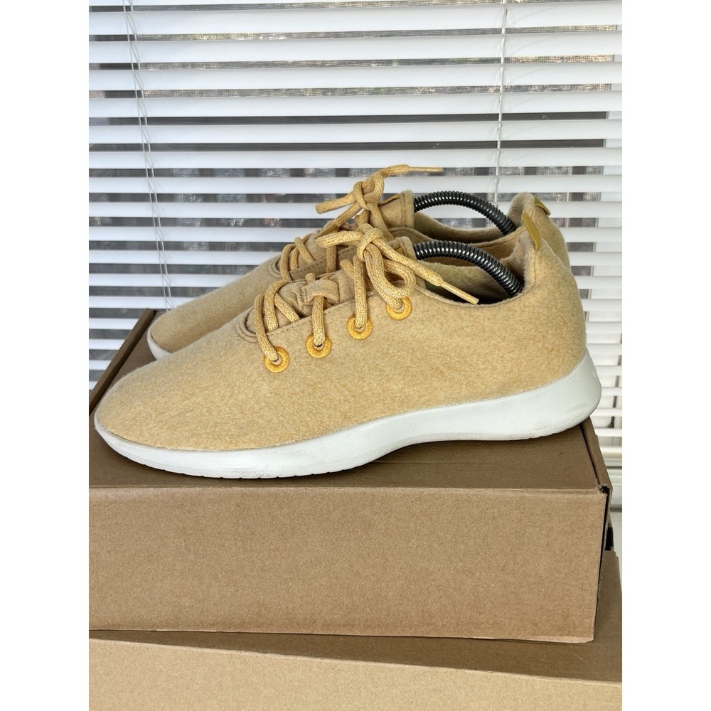 Allbirds Wool Runners Orange White Sneakers Shoes Mens Size‎ 9